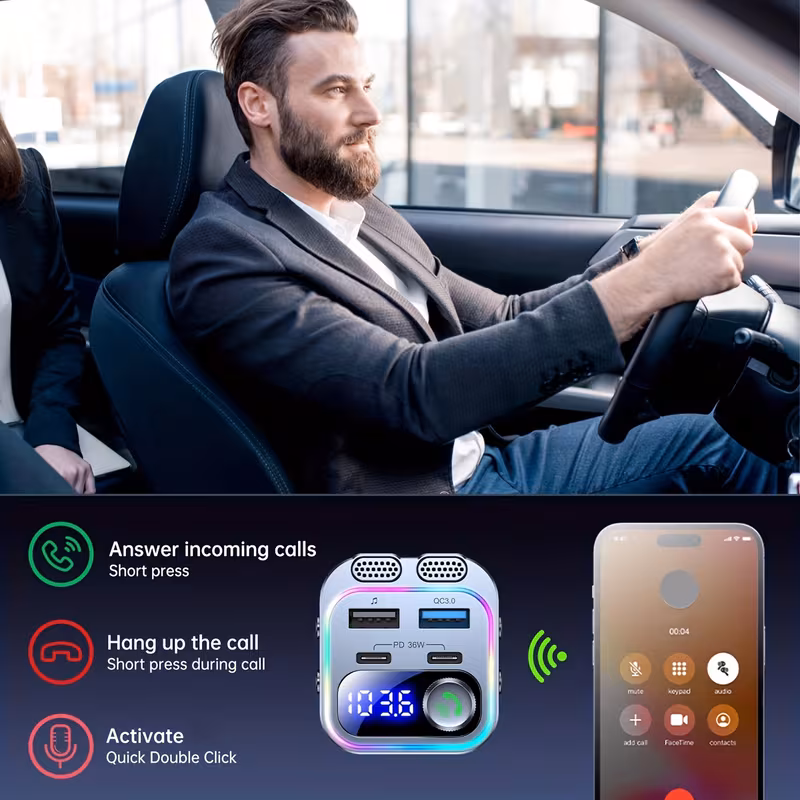 Glasovna navigacija predvajana preko zvočnikov v avtu z adapterjem CARLINK