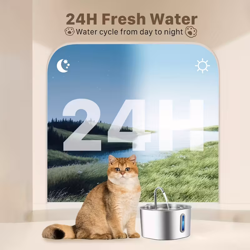 Fontana za mačke CATFLOW ki zagotavlja 24 ur kroženja sveže vode