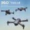 Mini dron s kamero med 360 stopinjskimi obrati za akrobatske manevre in dinamične zračne posnetke.